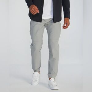 Men’s, The Tech Nylon Jogger, great condition! Color is a light grey